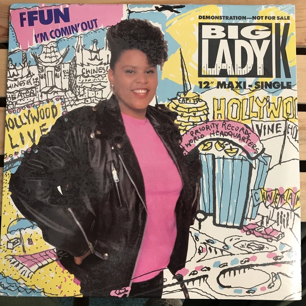 Big Lady K Ffun 12" Vinyl Maxi Single 1989 Sealed Hip Hop I'm Comin' Out Rare